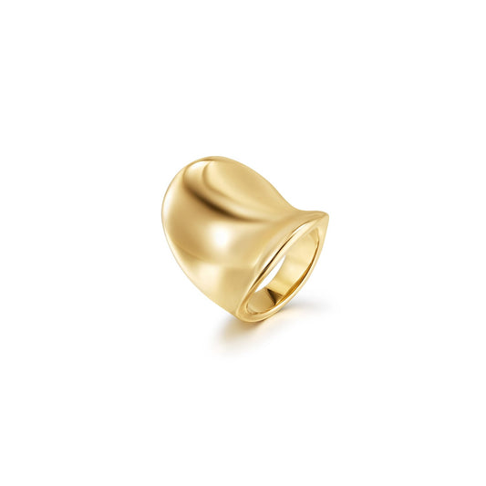 Chunky Curve Statement Ring