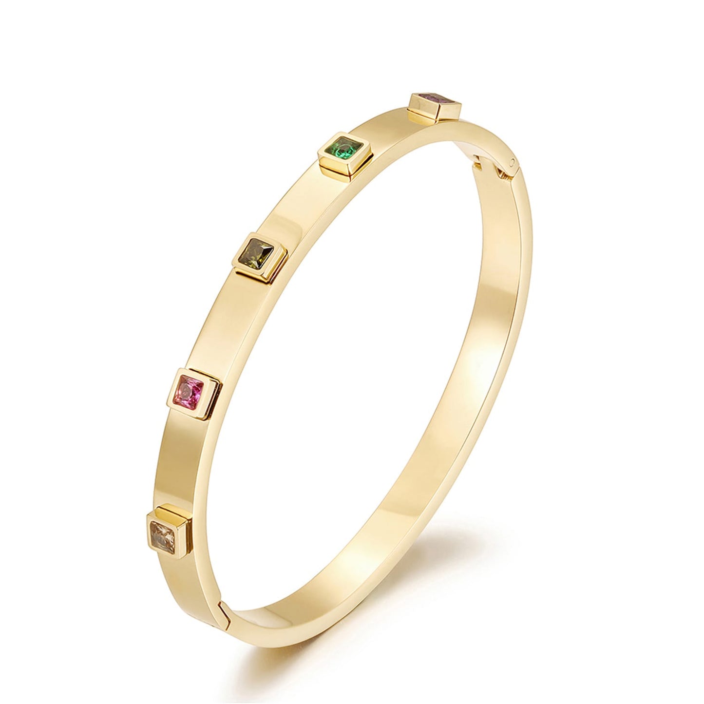 Emerald Cut Bangle