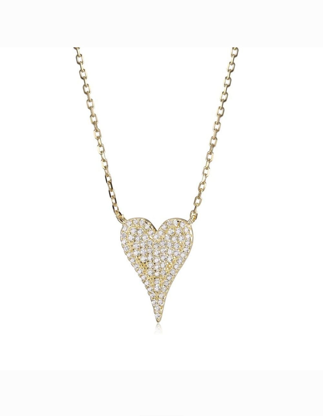 Pave Heart Necklace