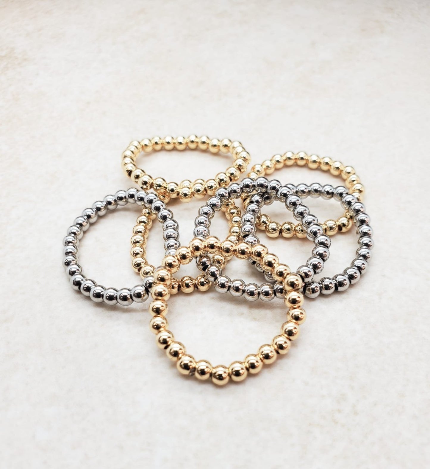 2mm Beaded Rings