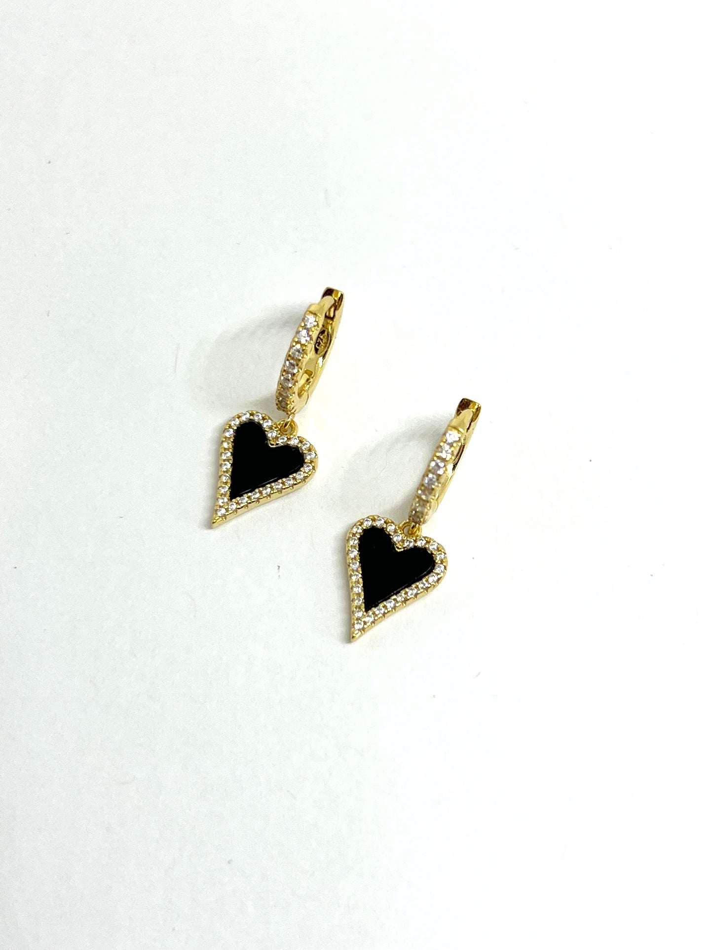 Pave Mini Huggie Earrings