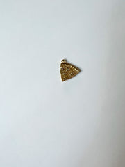 Yellow Gold Crazy for Pizza Slice Charm thumbnail