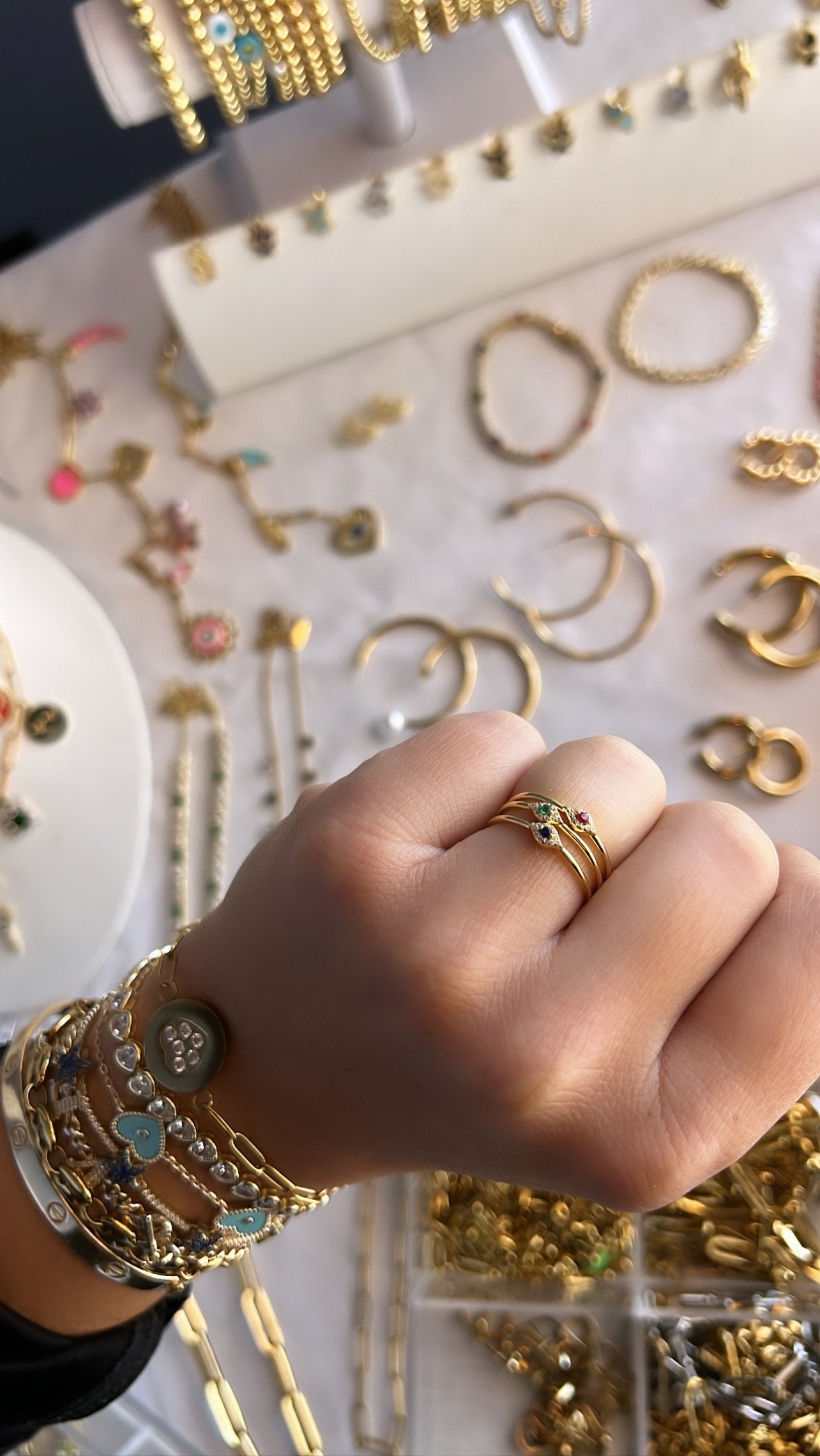 Evil Eye Stack Rings