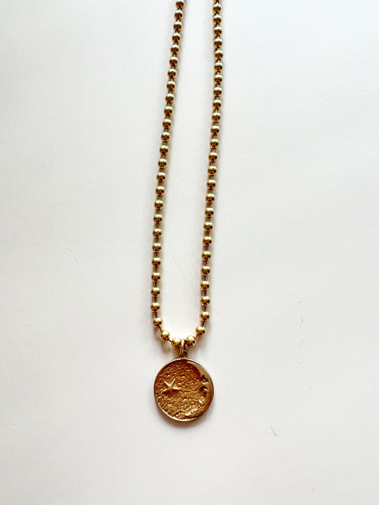 Celestial Coin Necklace