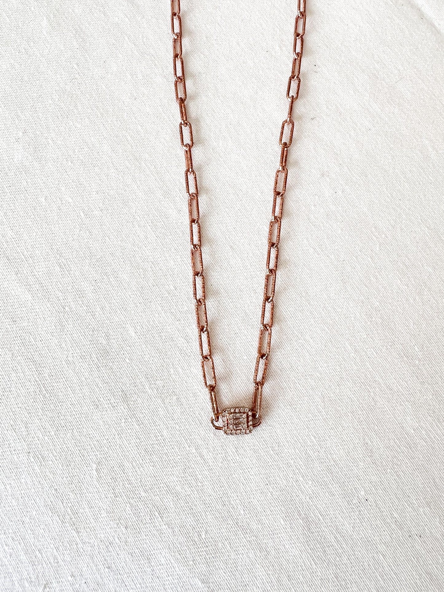 Cuban Link Emerald Necklace