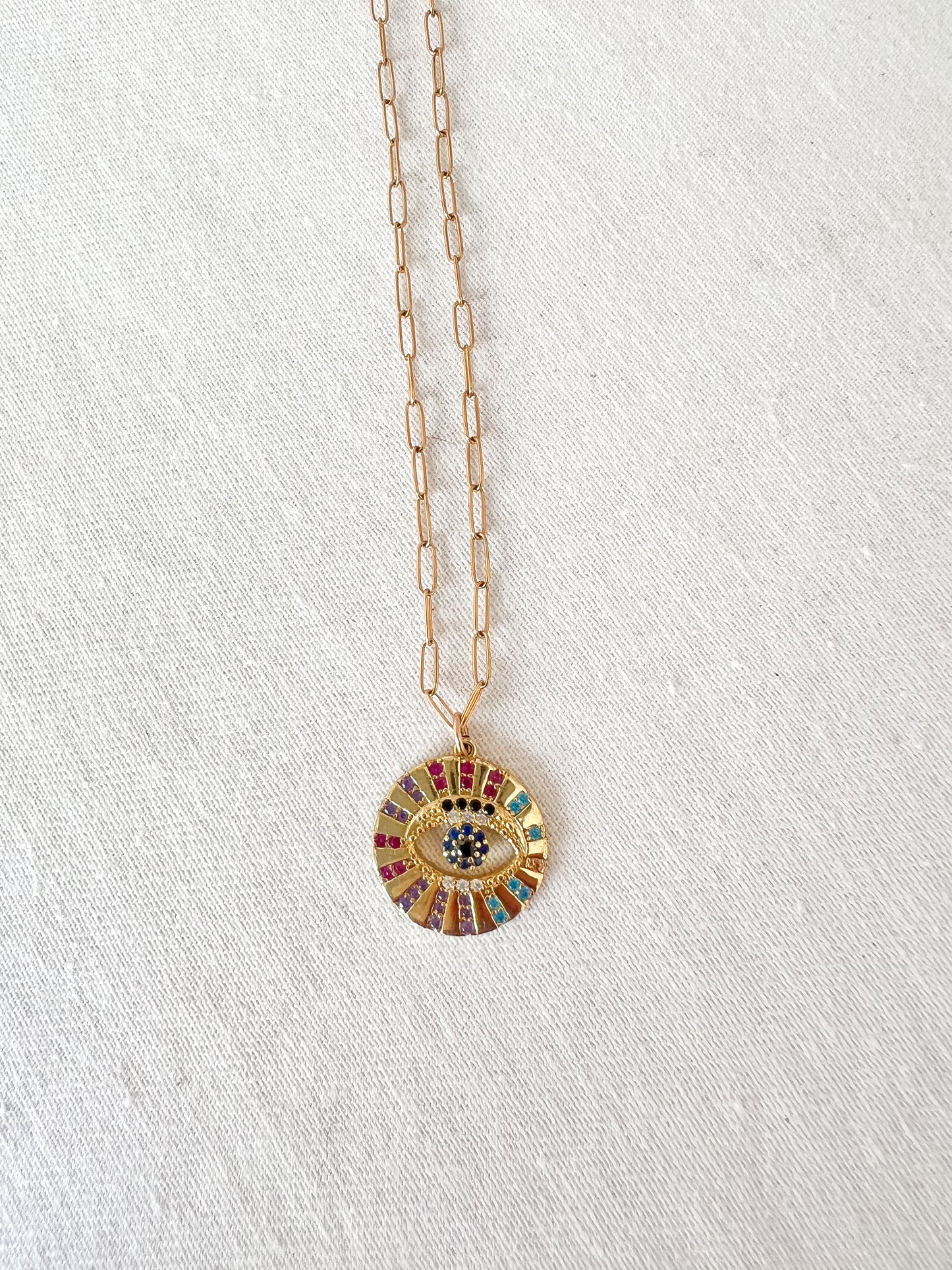 Paperclip Coin Necklace
