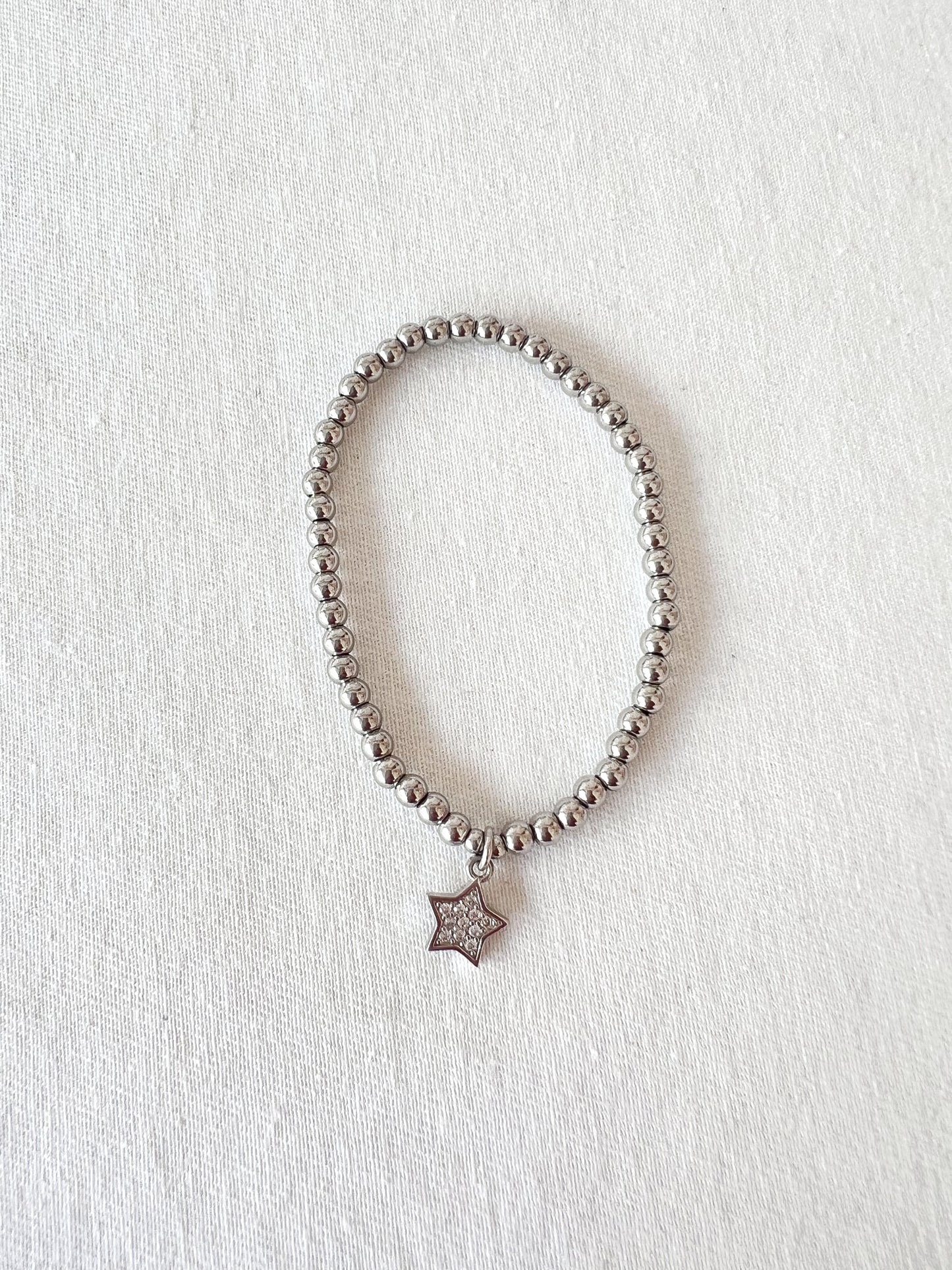 Stretch Bracelet with Starm Charm
