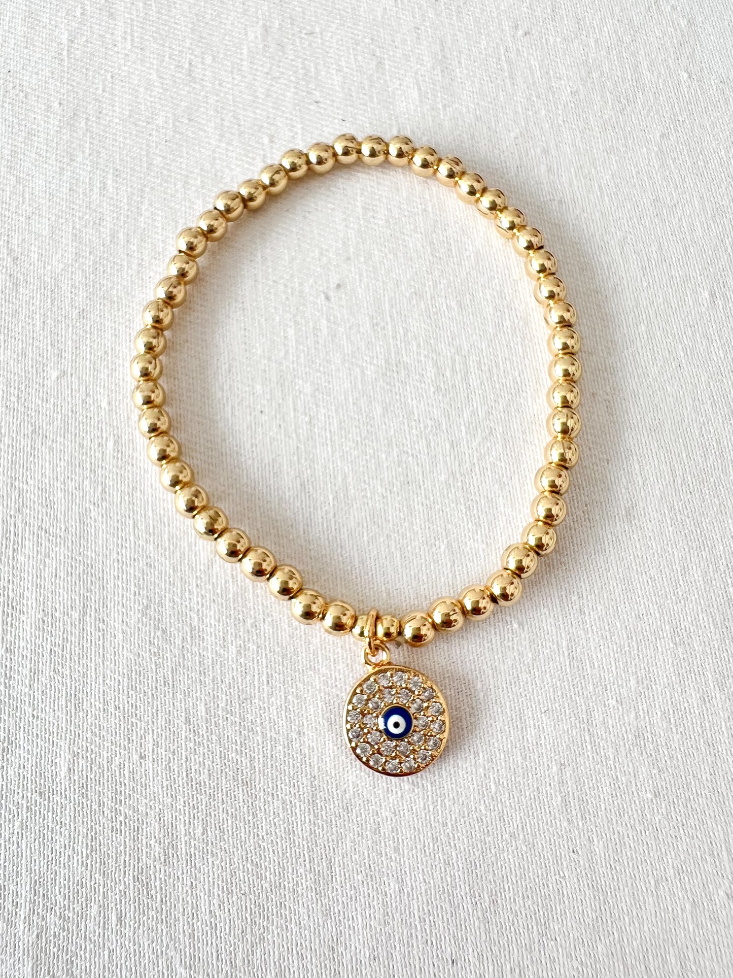 Pavé Evil Eye Bracelet