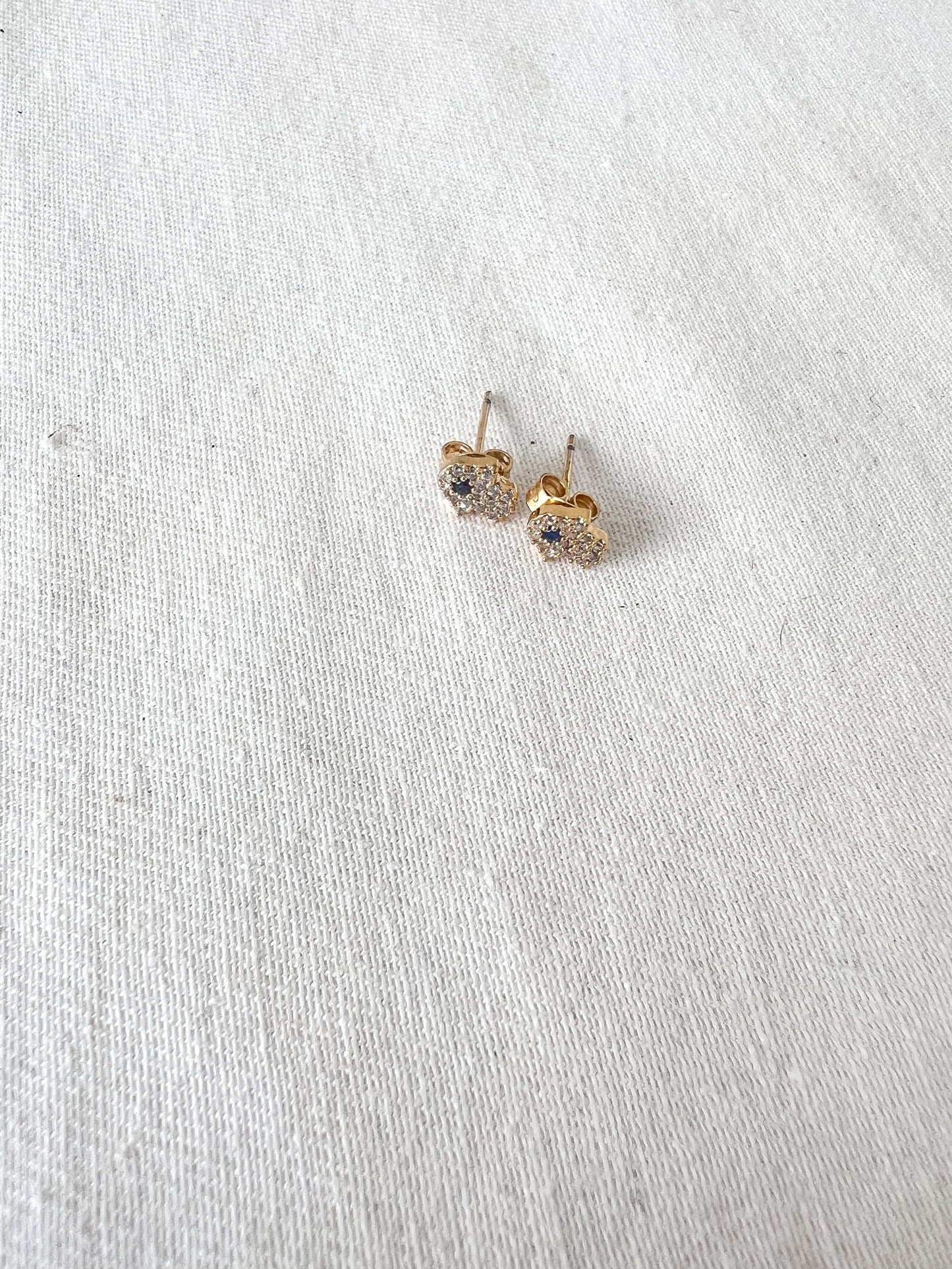 Pavé Hamsa Earrings