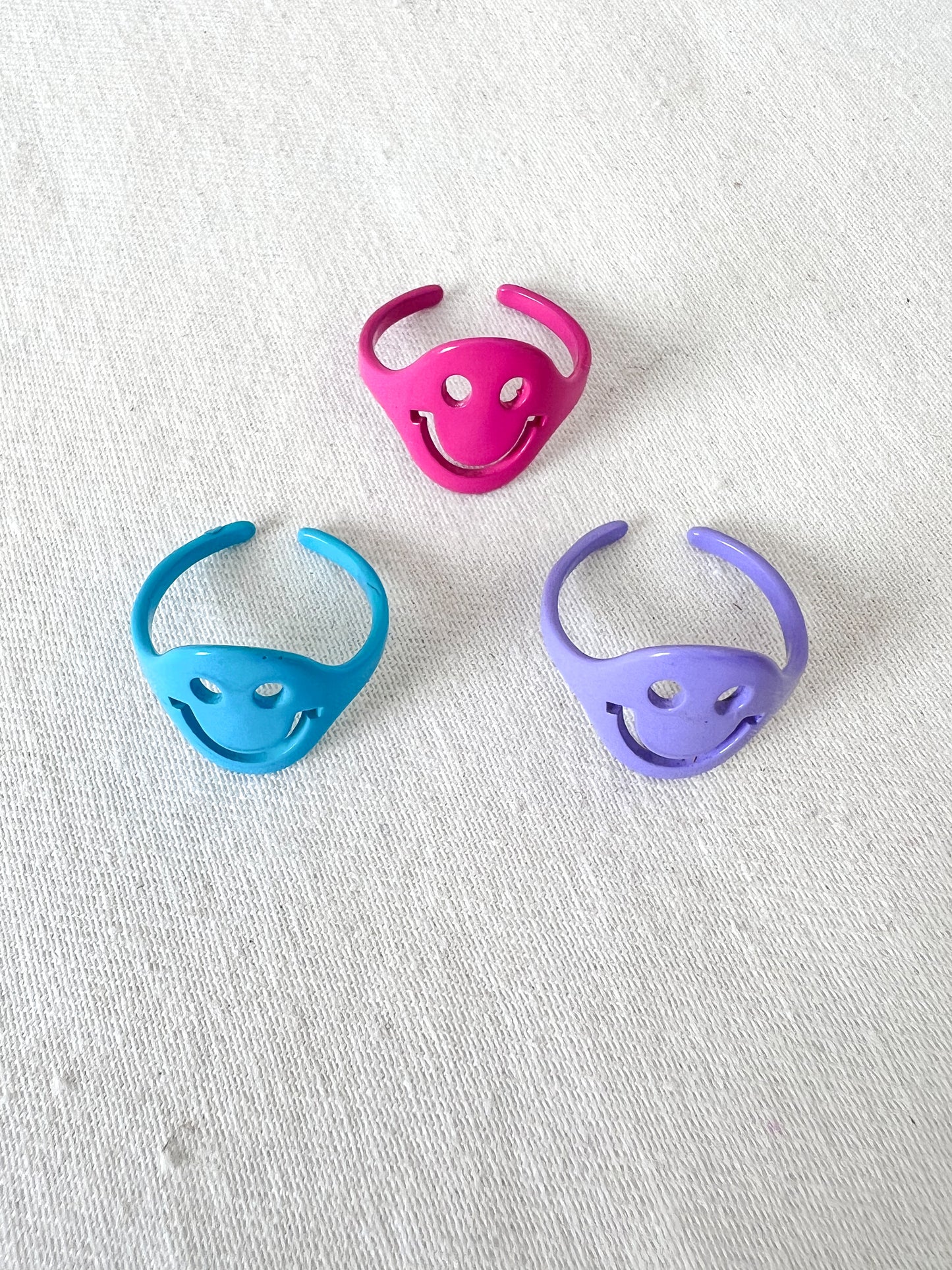 Smiley Adjustable Ring