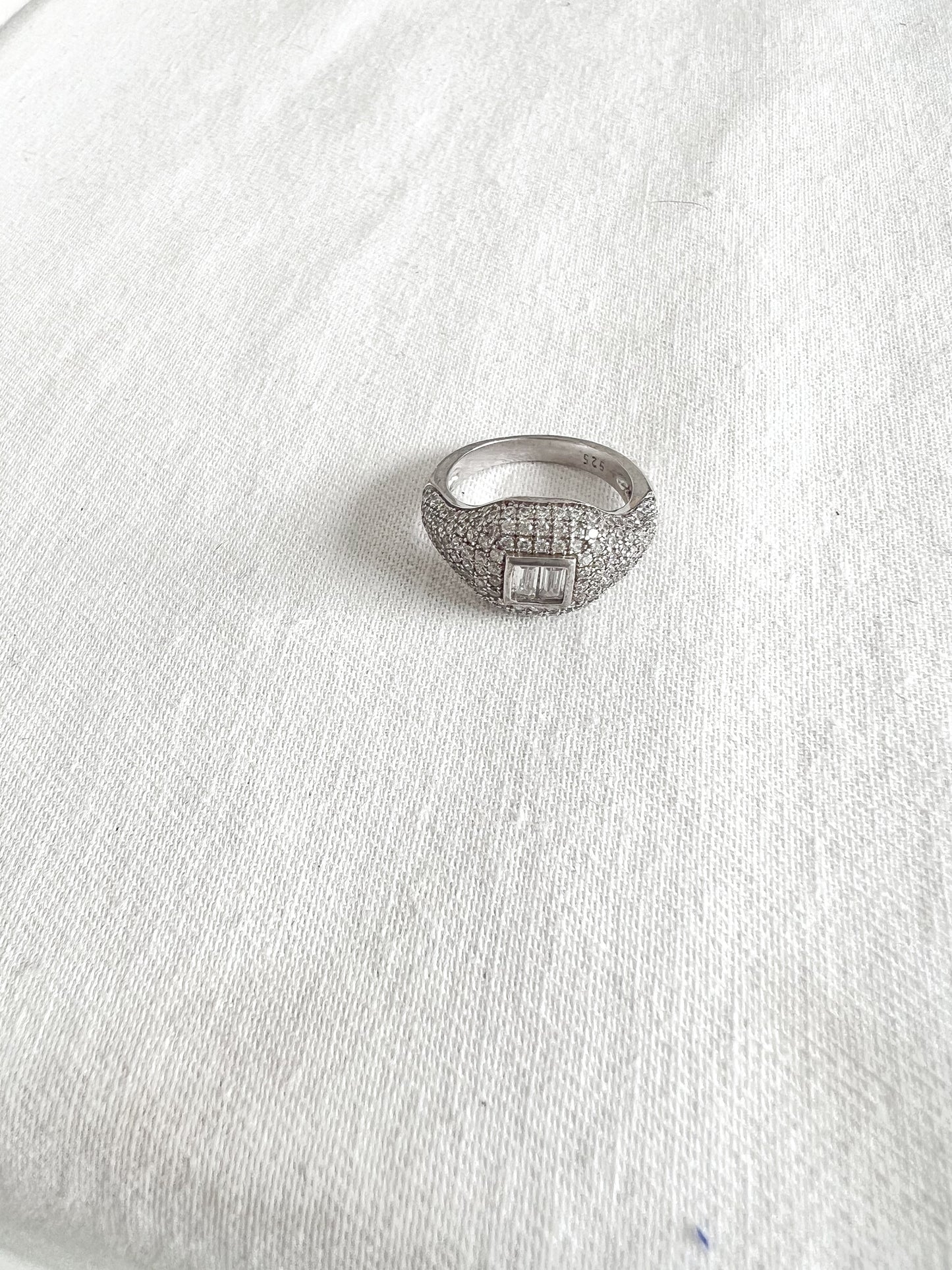 Baguette Signet Ring