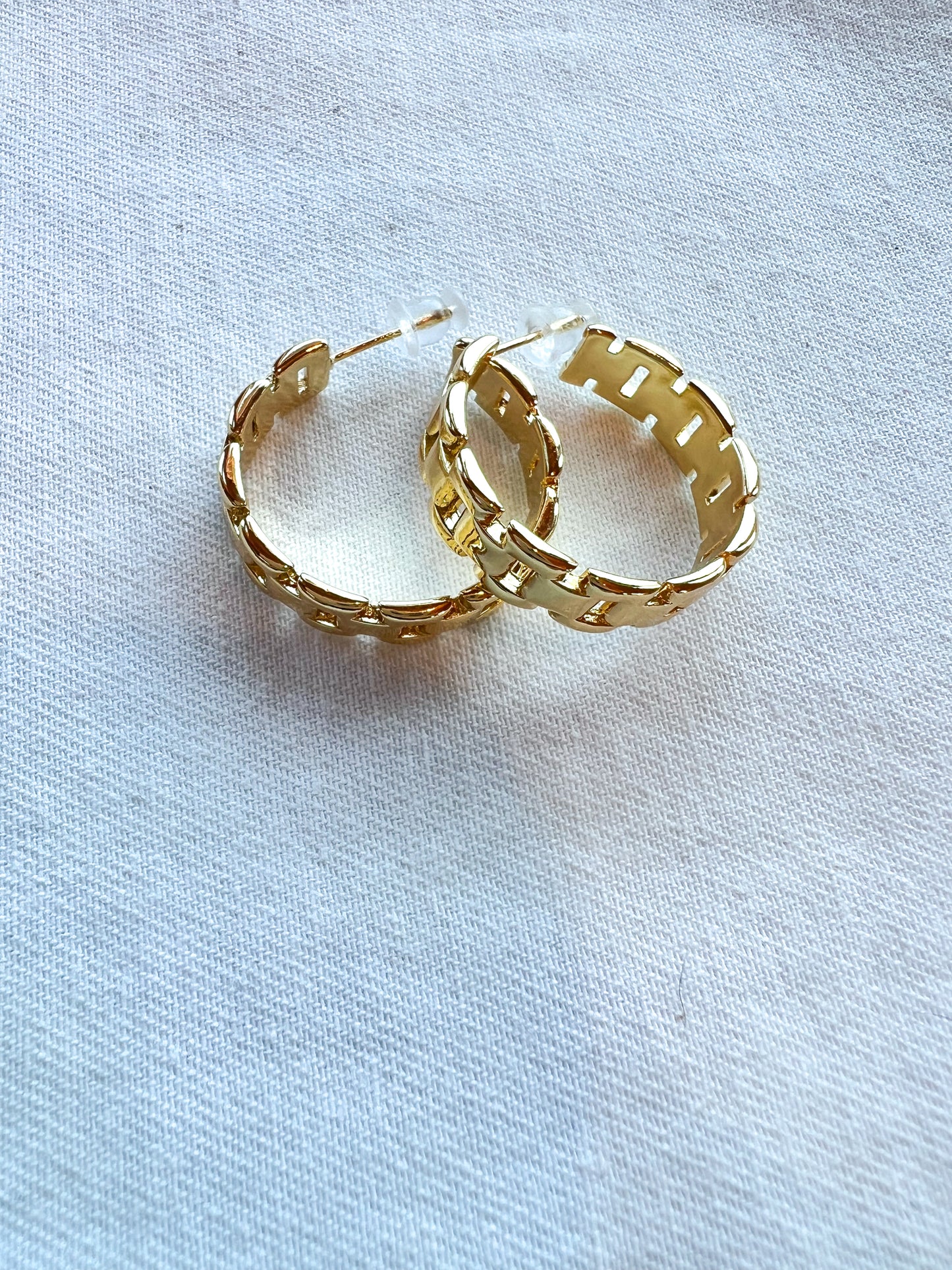 Watchband Hoops
