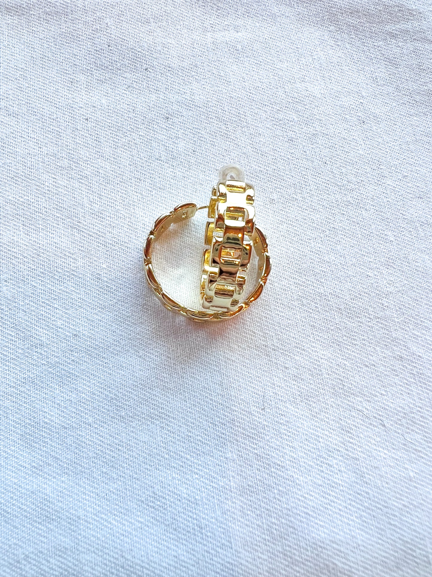 Watchband Hoops