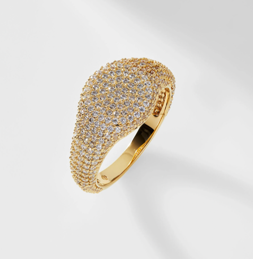 Pave Signet Ring