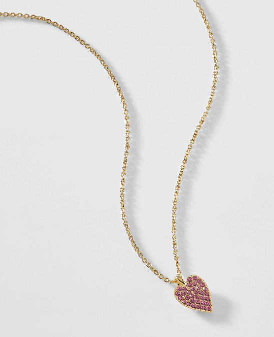 Pink Pave Heart