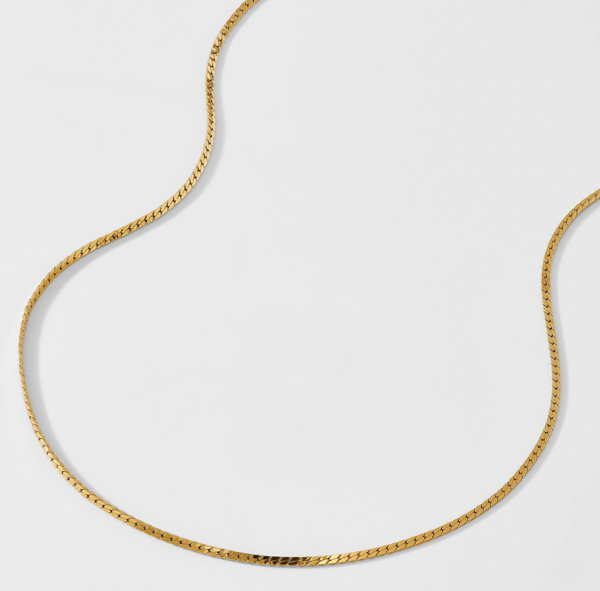 Thin Gold Necklace