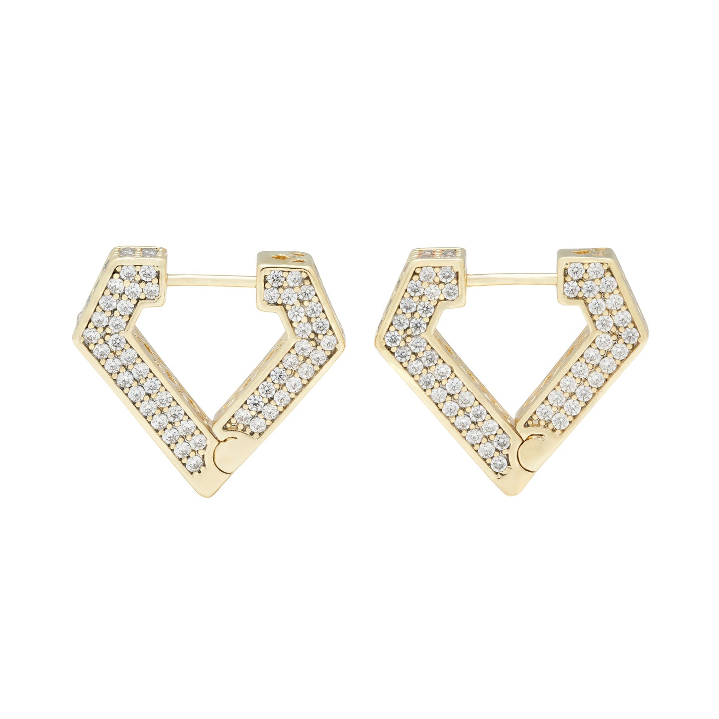 V Hoop Earrings