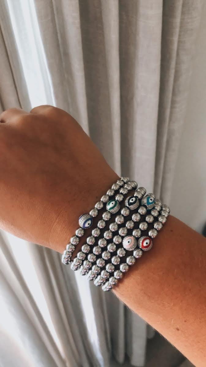 Evil Eye Beaded Bracelet