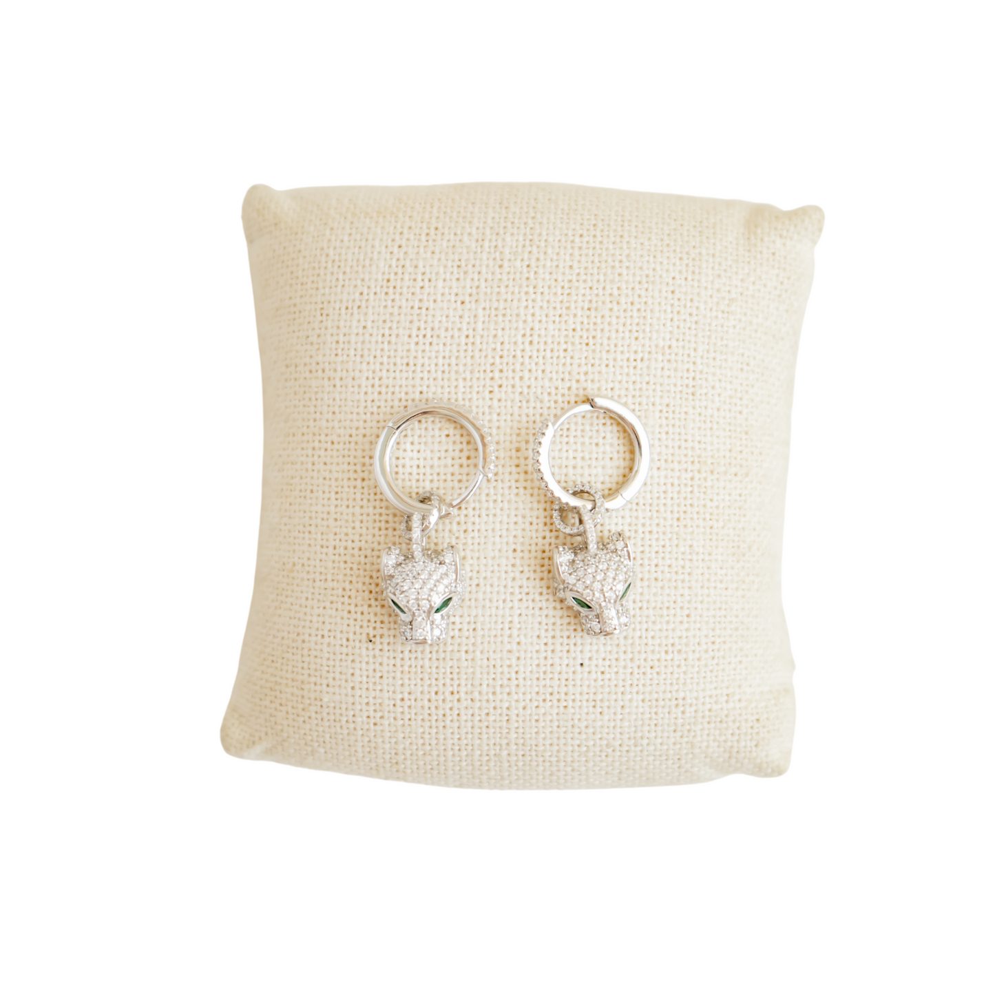 Pave Cougar Earrings
