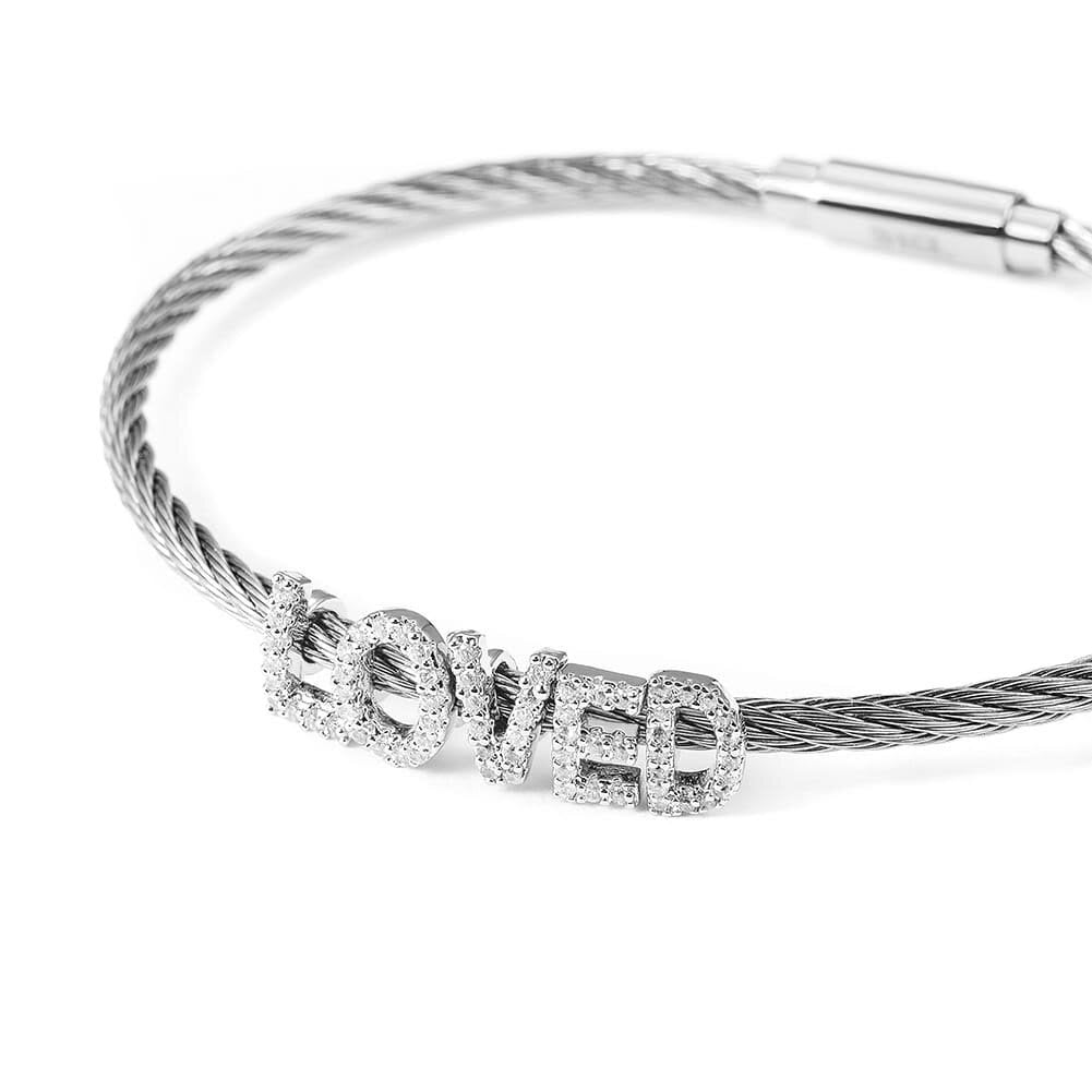 LOVED Cable Bracelet