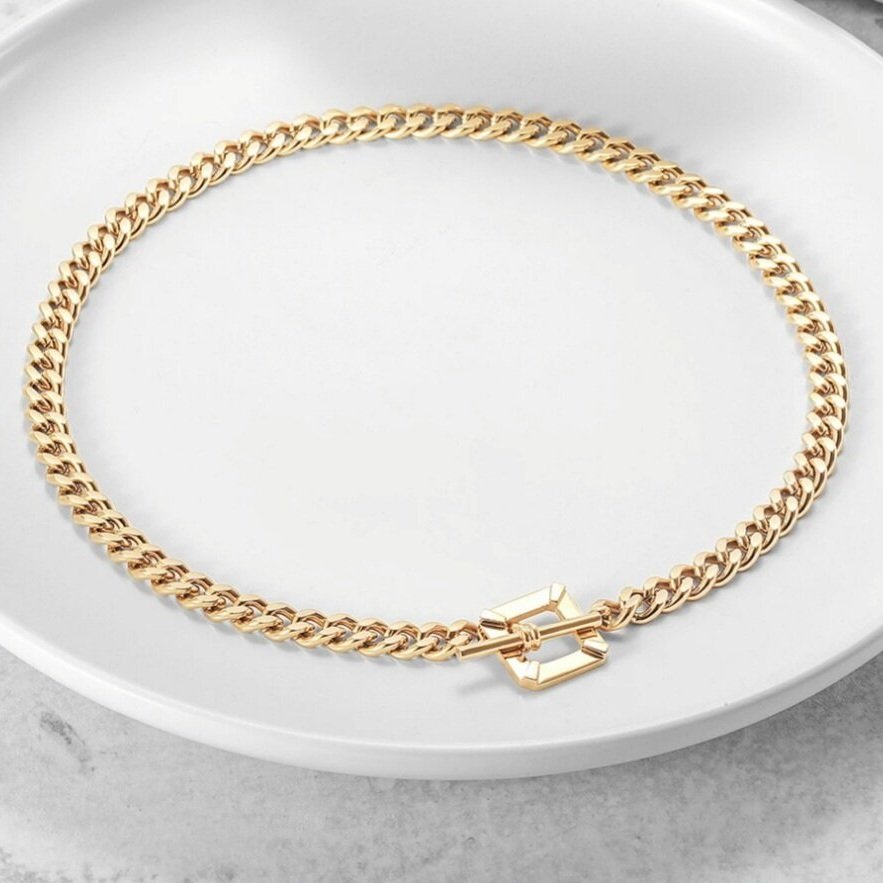Square Link Necklace