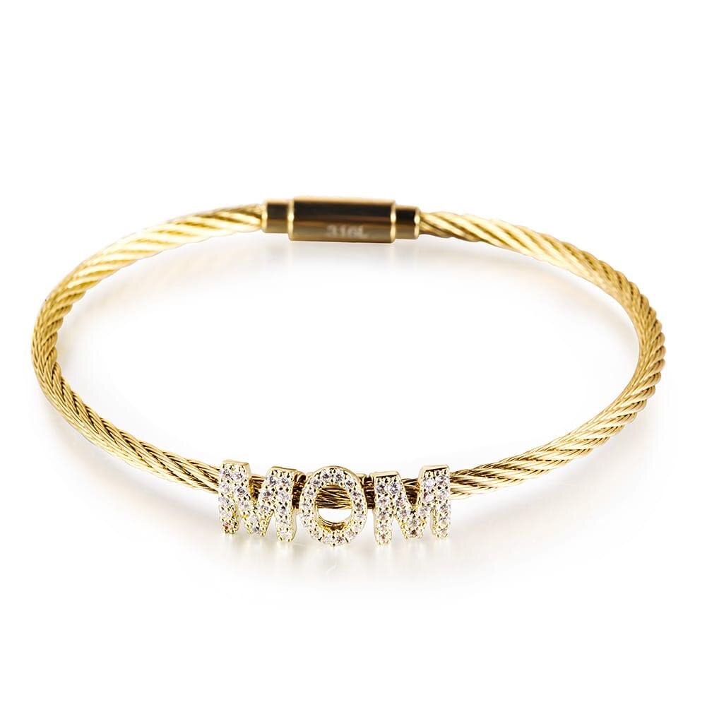 MOM Cable Bracelet