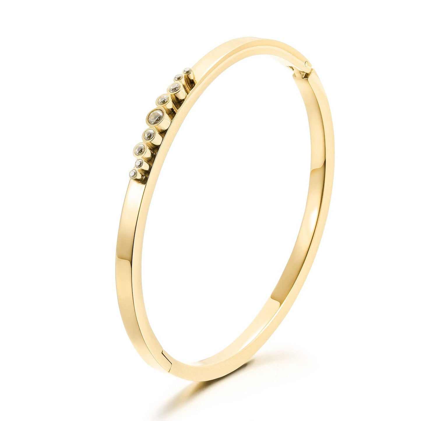 Elevated Diamond Bangle