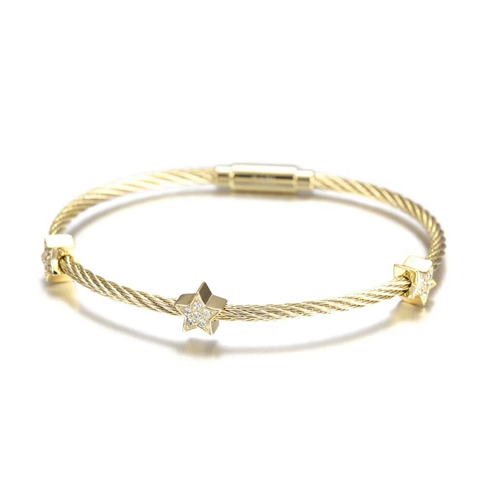 Triple Star Cable Bracelet