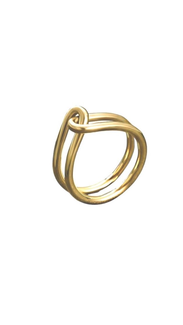 Twisted Knot Ring