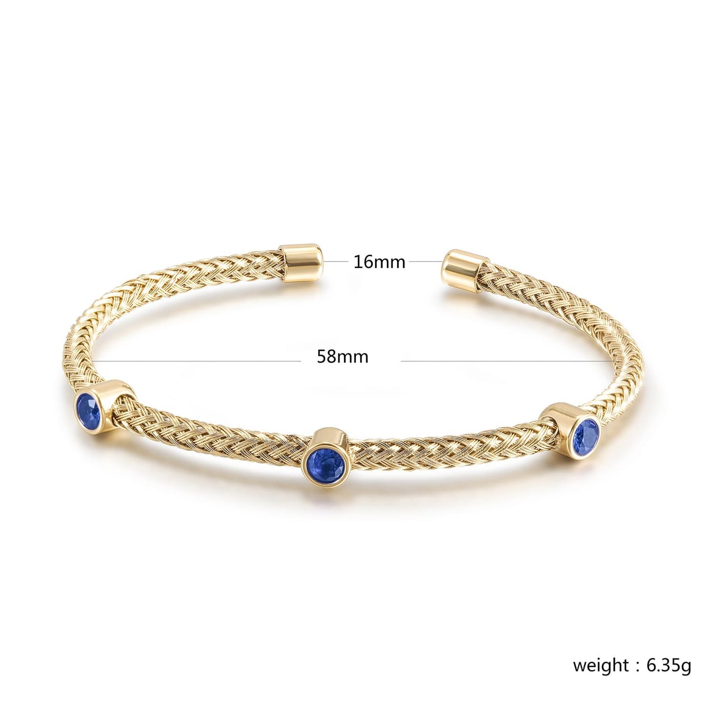 3-Stone Bangle