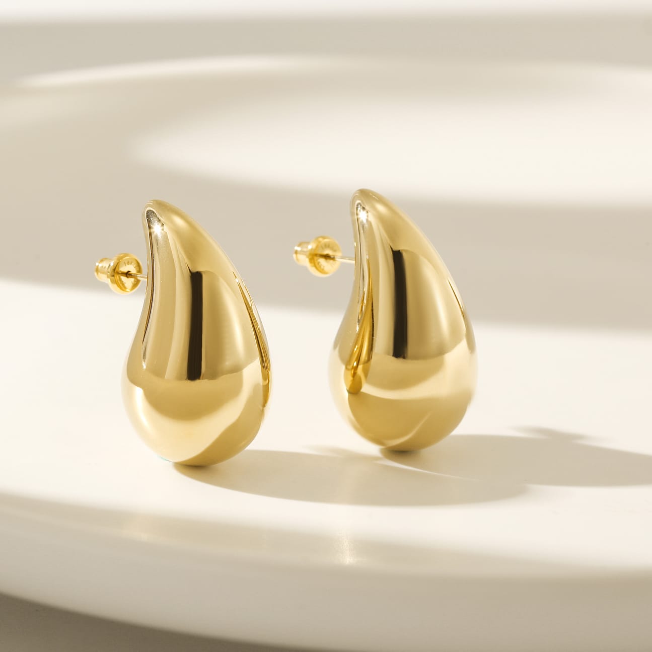 Bubble Teardrop Statement Earrings