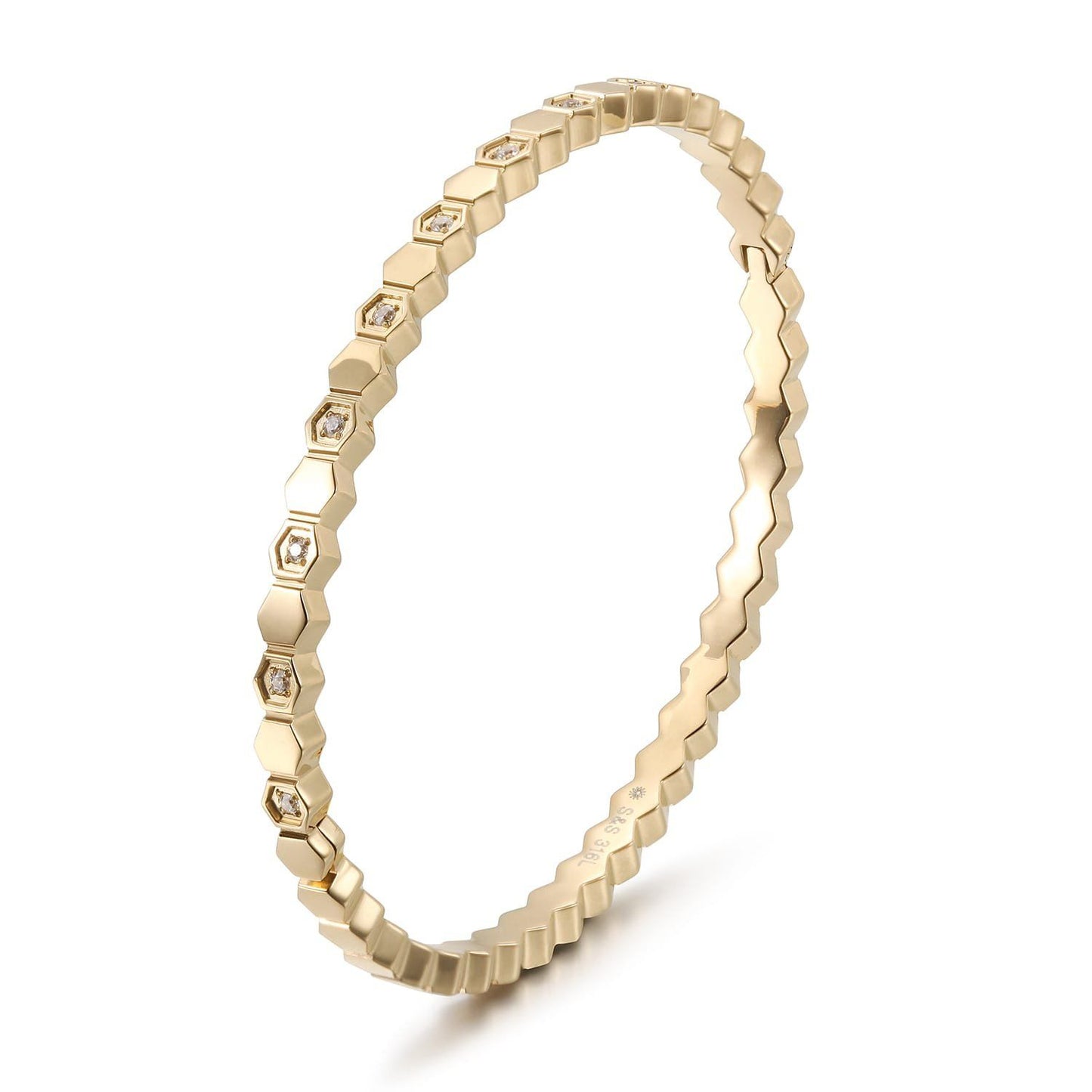 Honeycomb Bangle