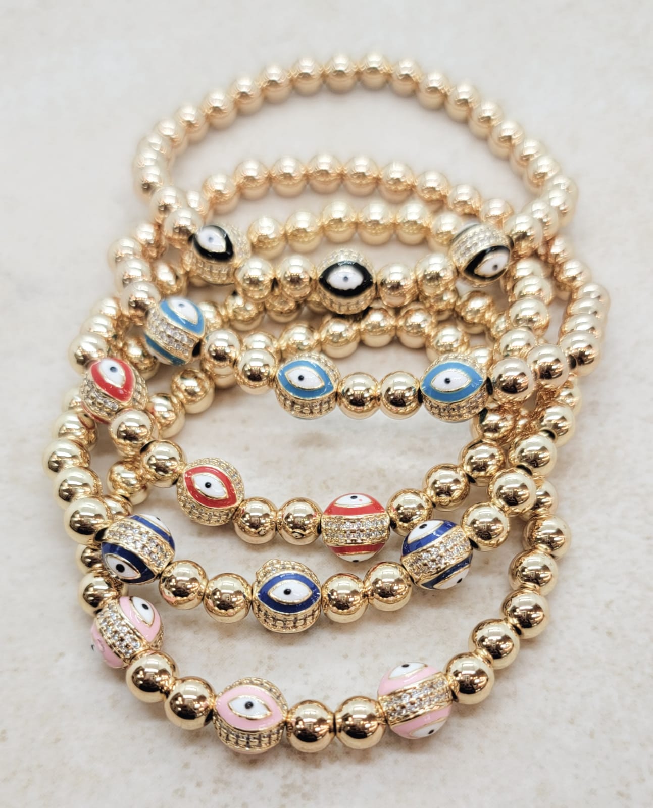 Evil Eye Beaded Bracelet