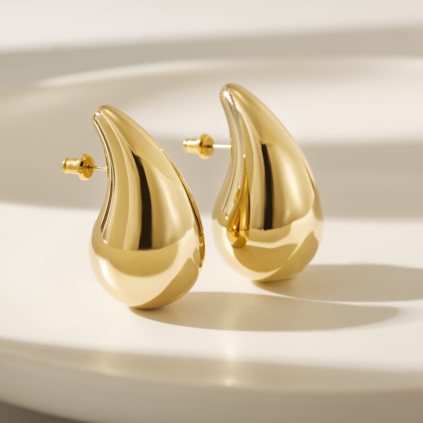 Bubble Teardrop Statement Earrings