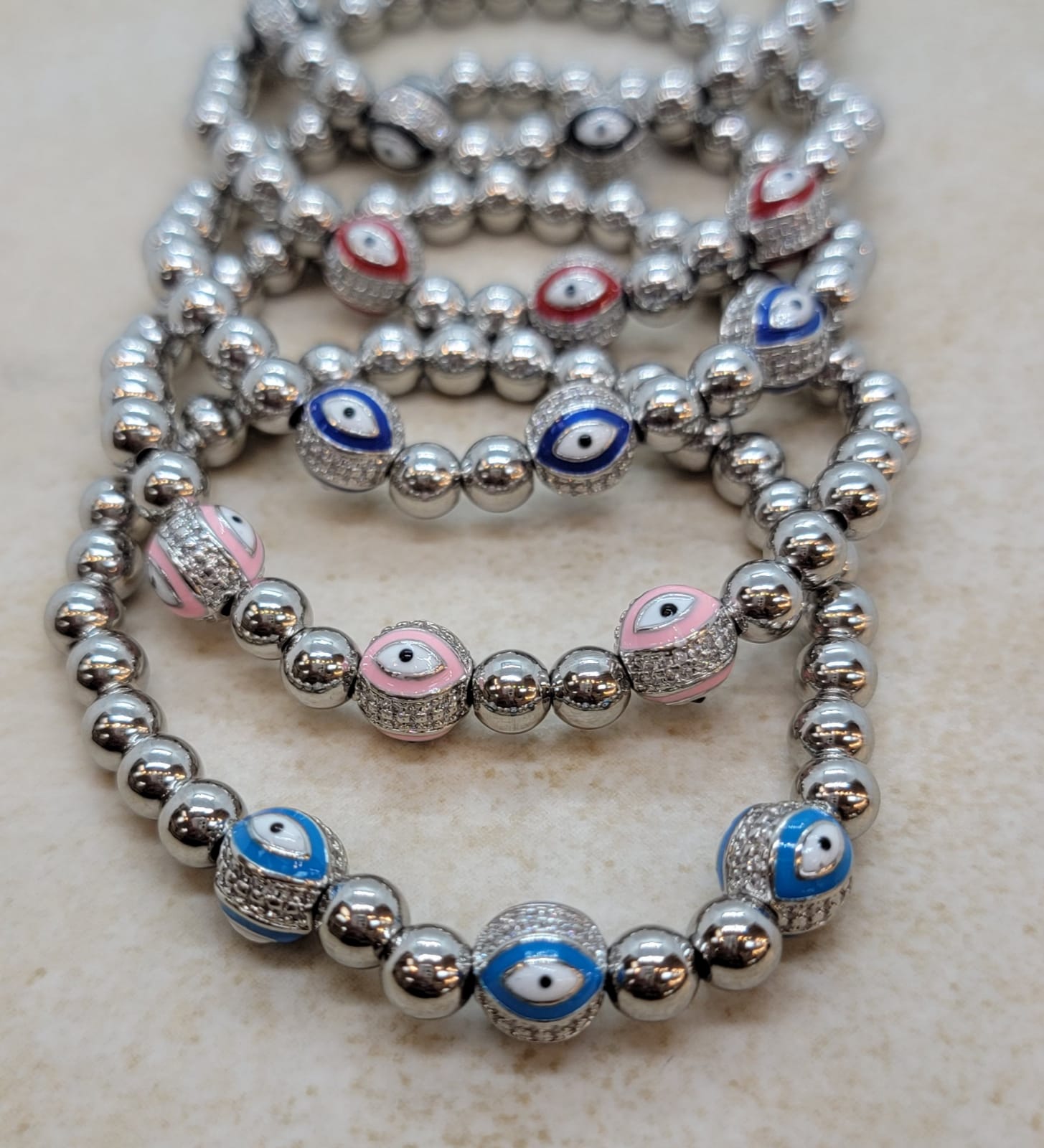 Evil Eye Beaded Bracelet