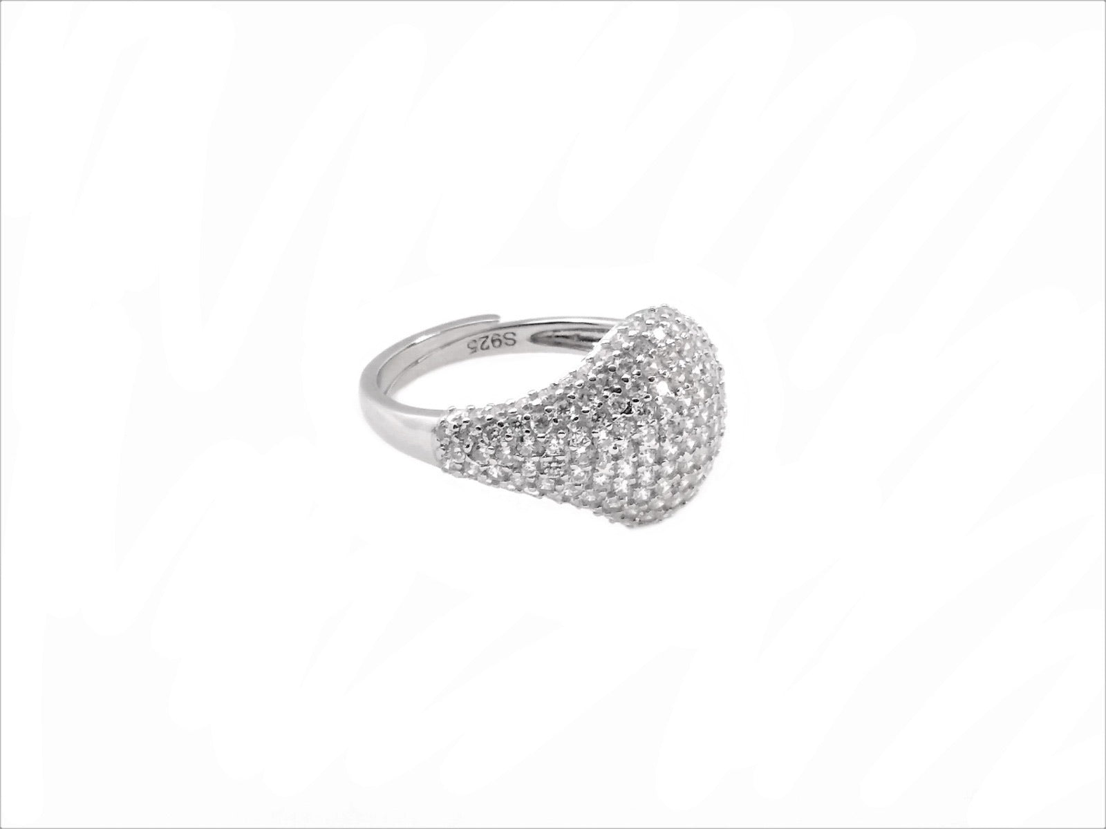 Pave Signet Ring