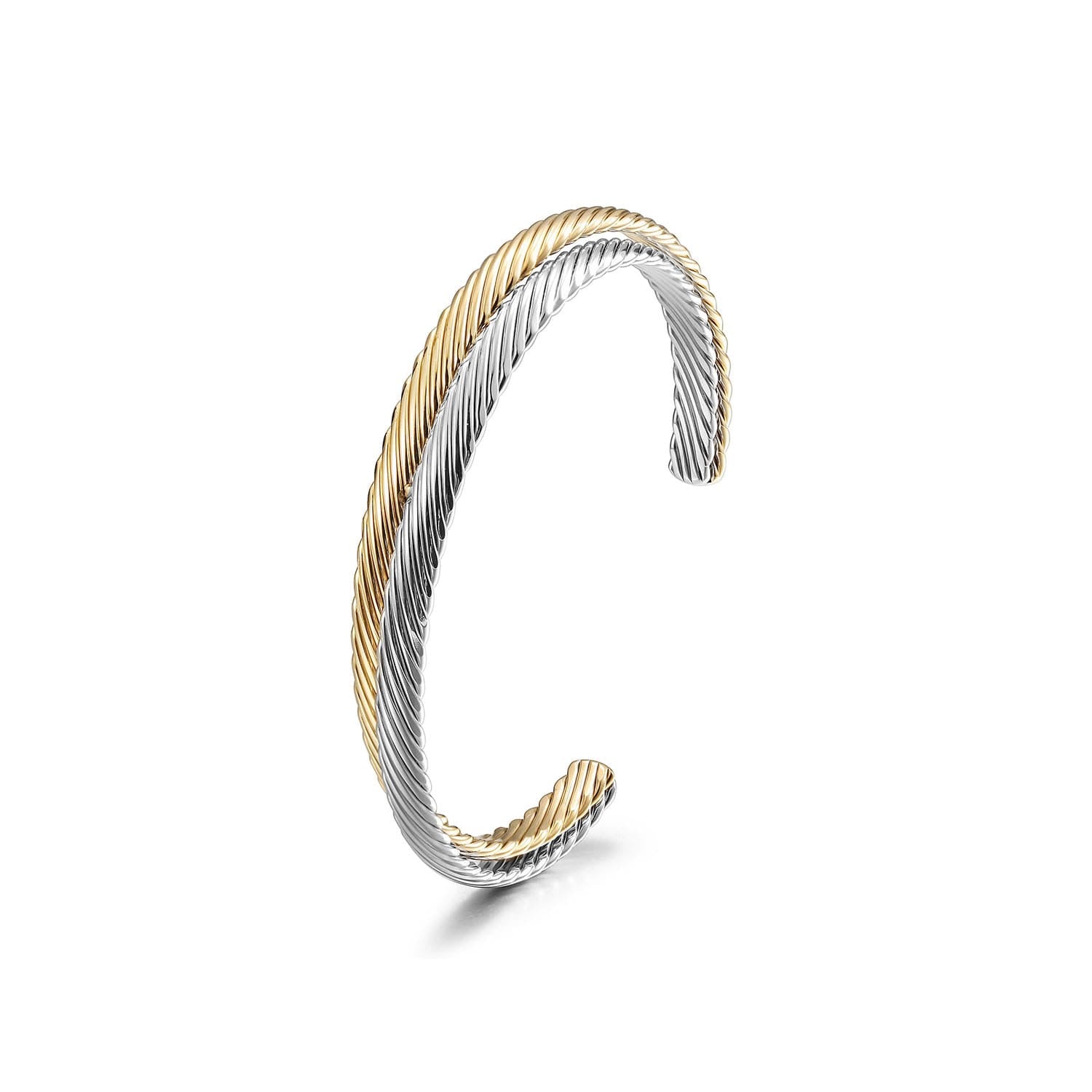 Two-Tone Ribbed Cuff