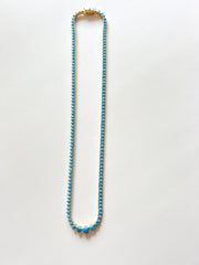 Turquoise Tennis Necklace thumbnail