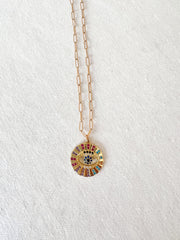 Paperclip Coin Necklace thumbnail