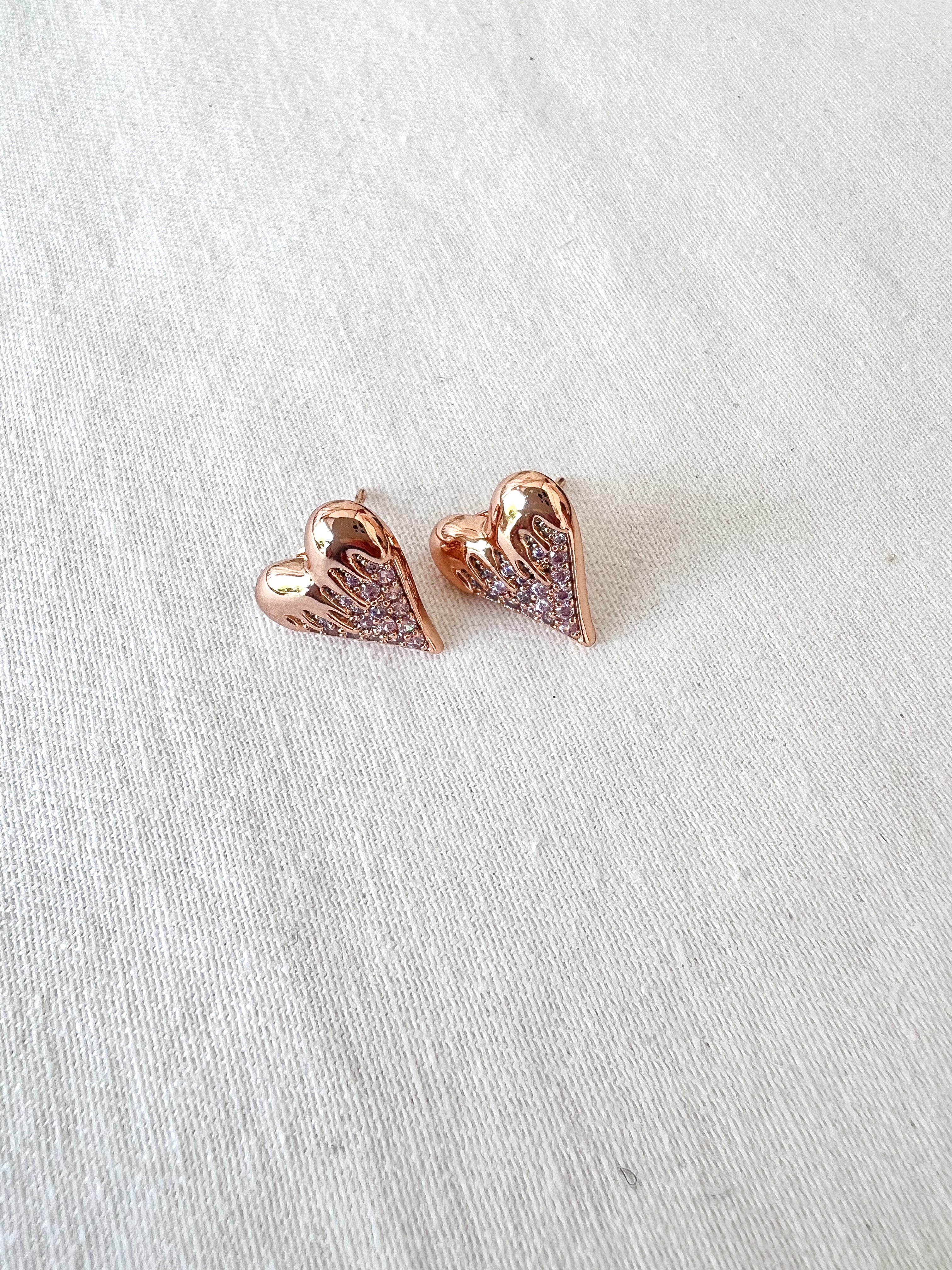 Melting Heart Studs