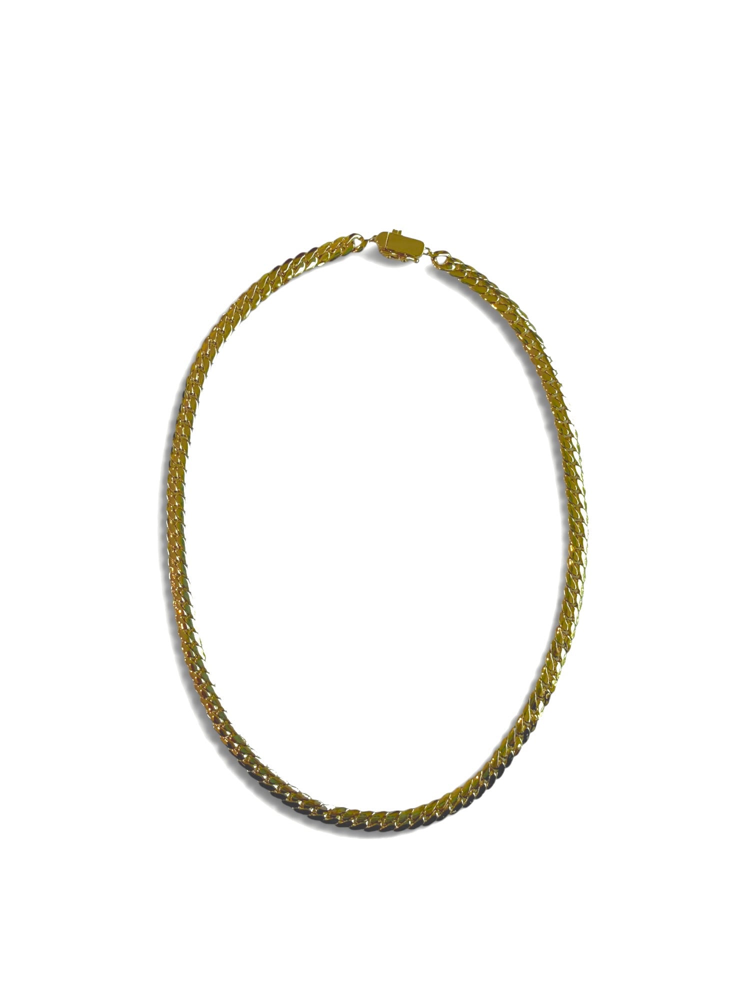 Curb Chain Lariat Necklace