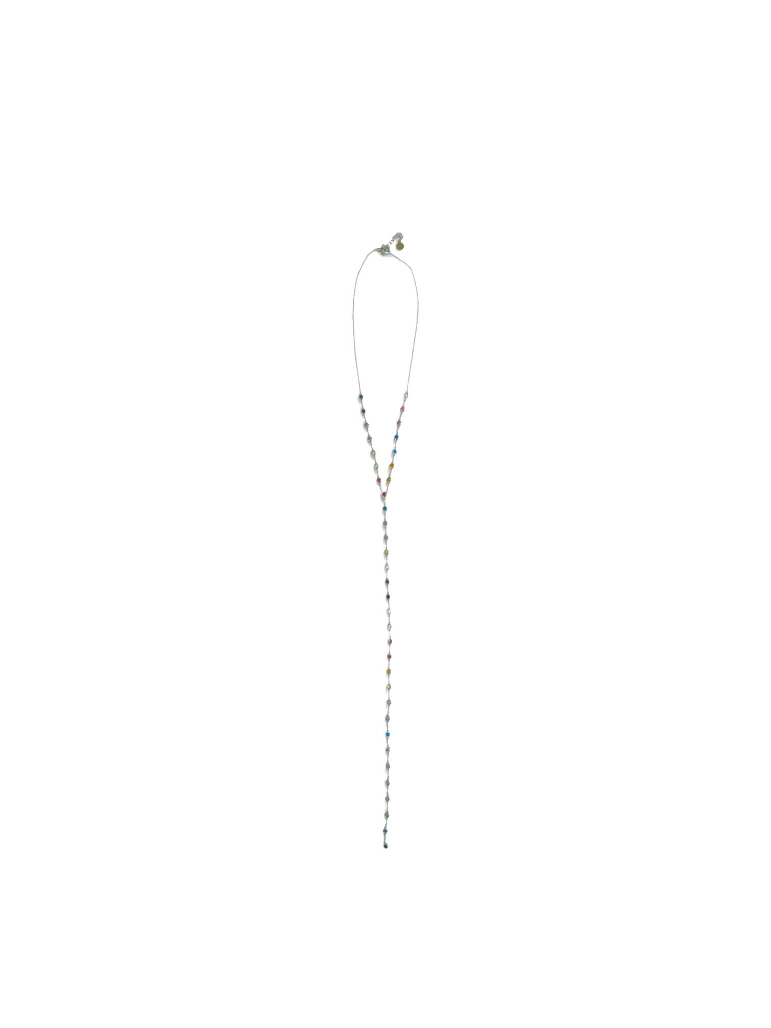 Rainbow Lariat Necklace
