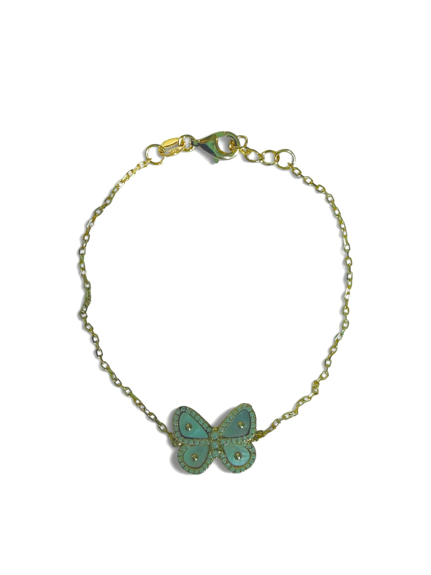 Mother of Pearl Butterfly Bracelet