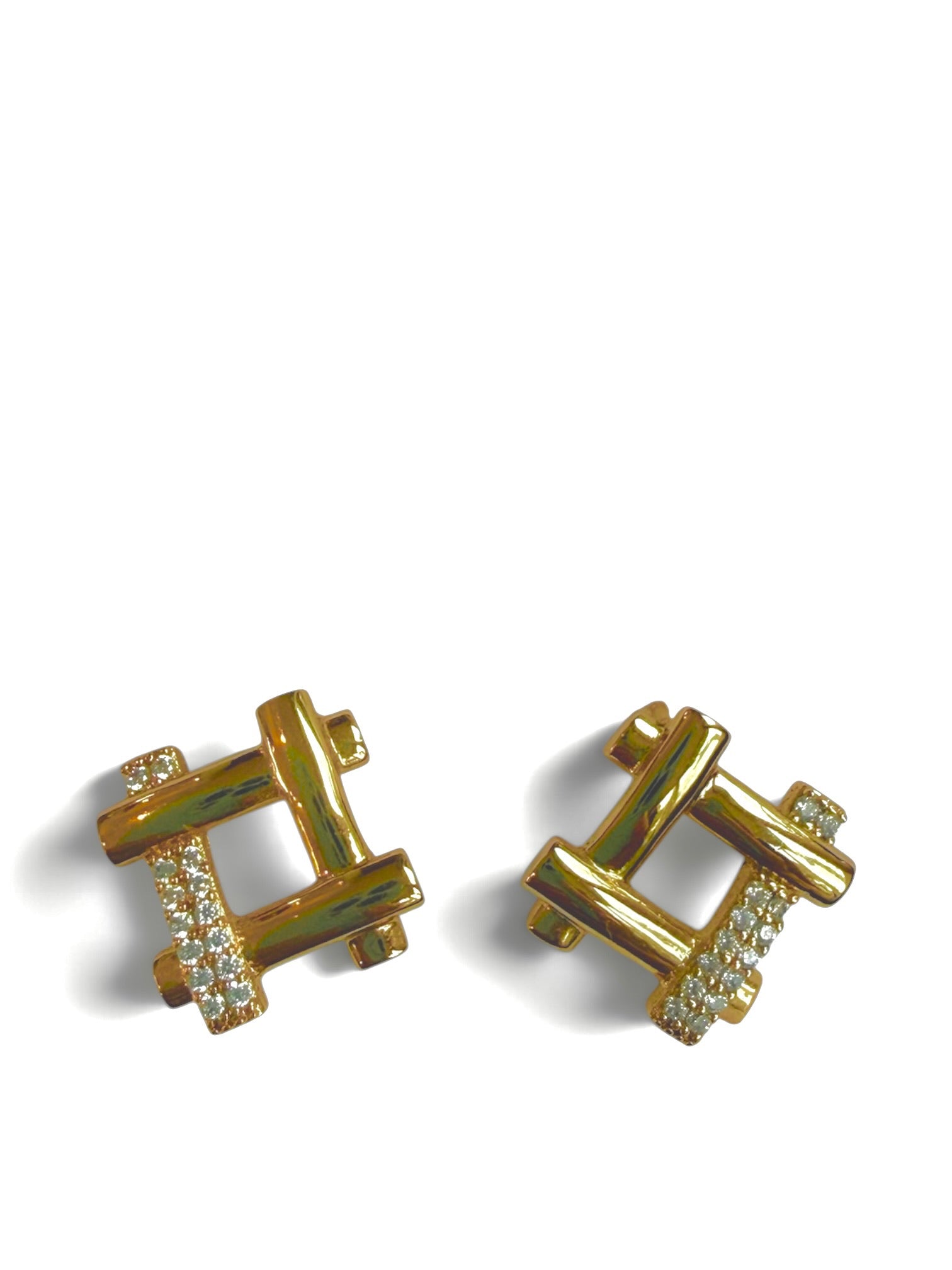 Rose Gold Box Studs