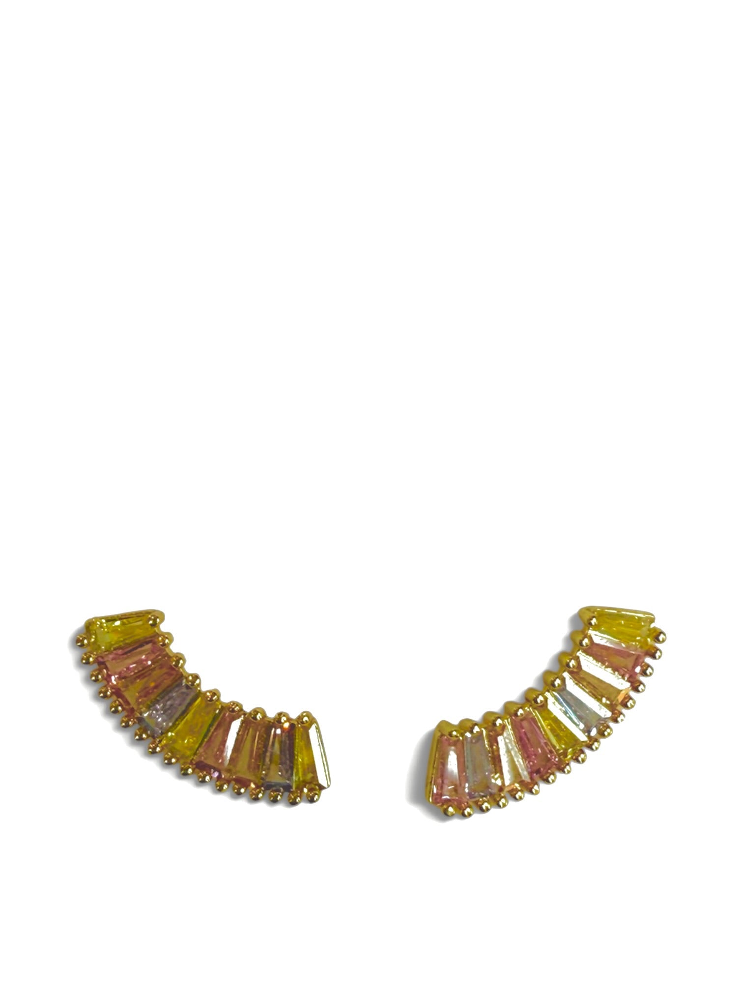 Yellow, Pink & Purple Ear Crawlers