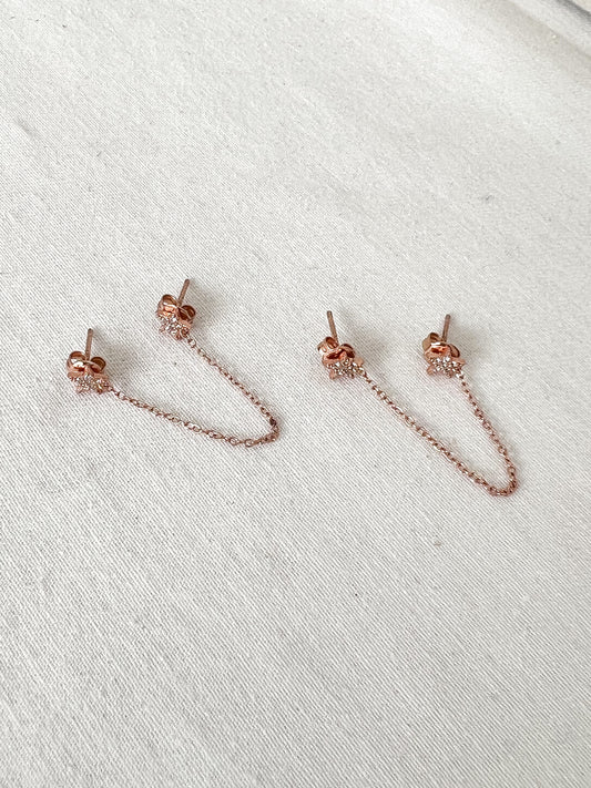 Pavé Star Earrings