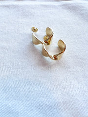 Twisted Gold Hoops thumbnail