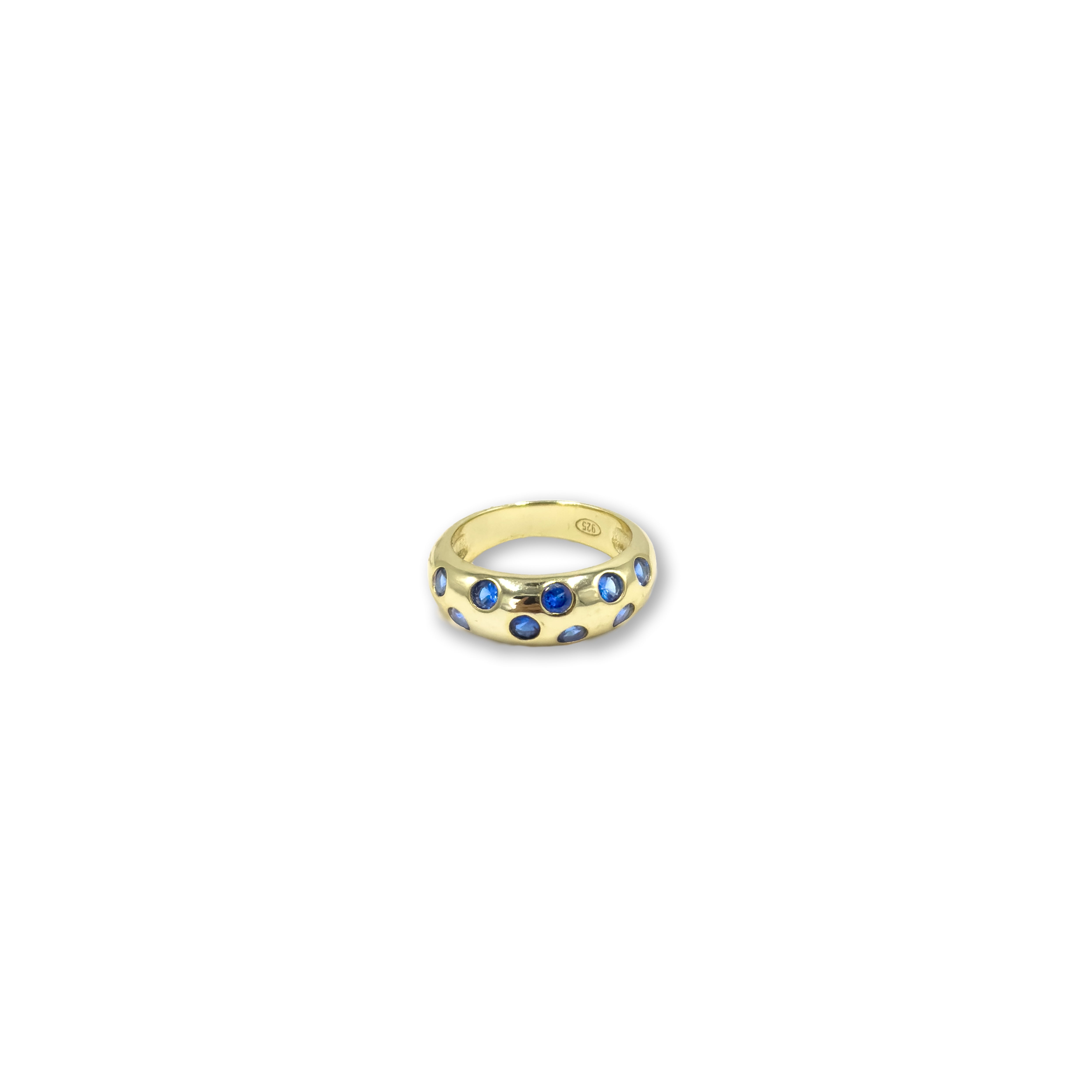 Sapphire Dotted Ring