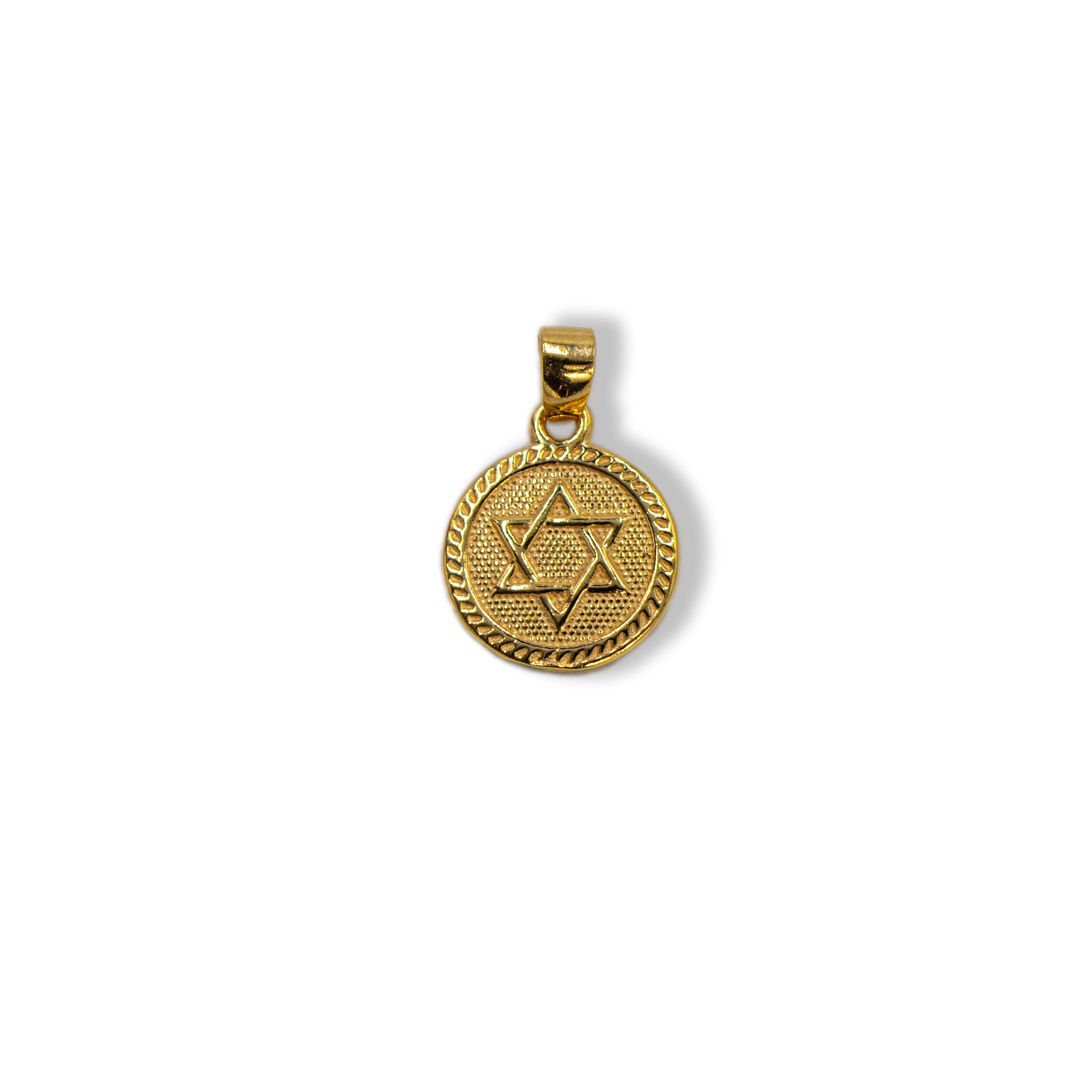 Star of David Disc Charm