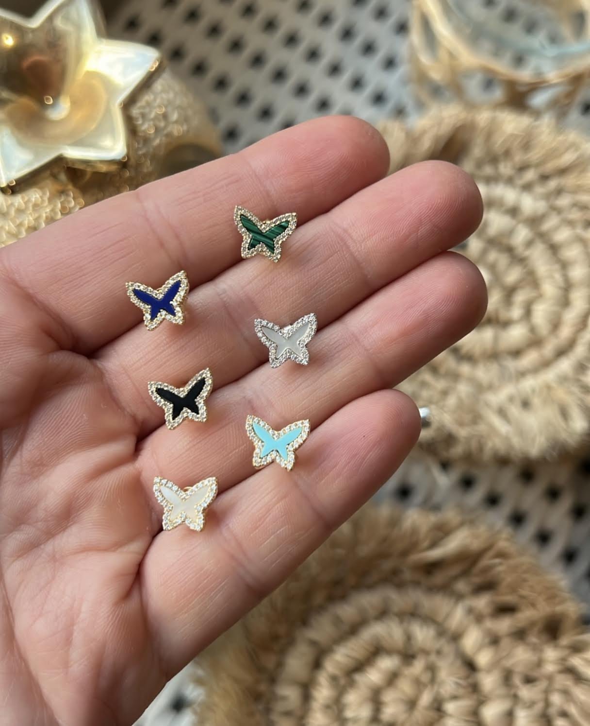 Mini Butterfly Earrings